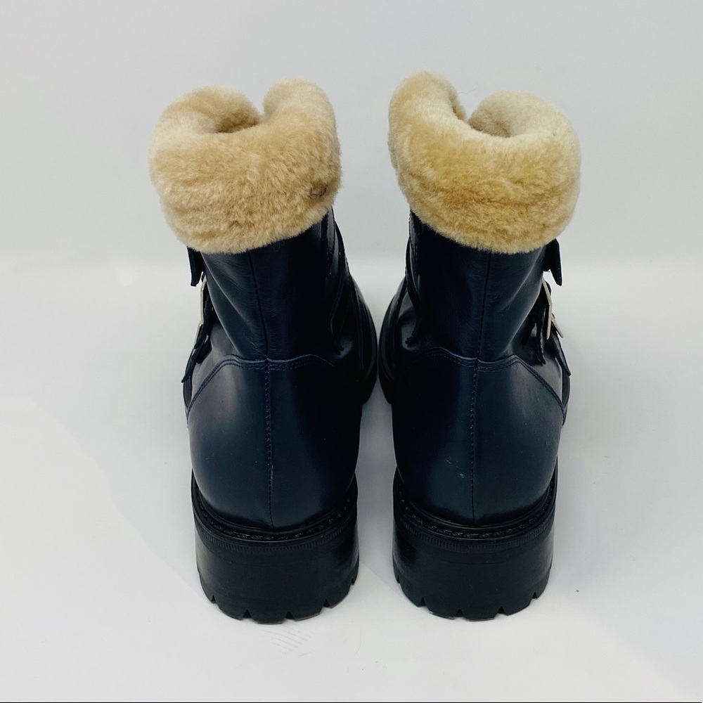 BARNEYS NEW YORK*Leather & Fur Booties US 6.5 $795 - Picture 4 of 8